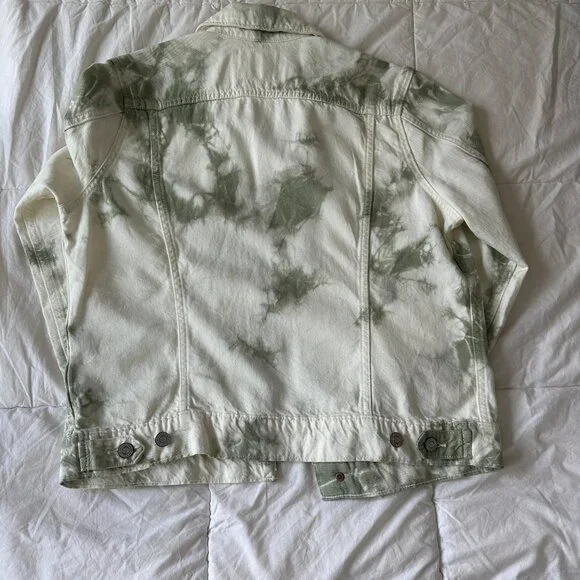 Lucky Brand Tie Dye Tomboy Trucker Jacket Size L - Picture 5 of 5